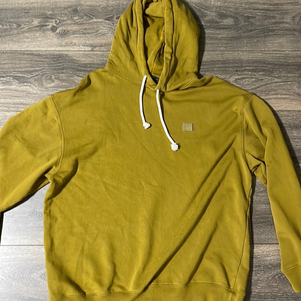 Acne studios pull over hoodie “brownish olive”